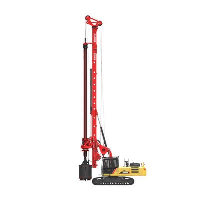 SR155 C10 เครื่องตอกเสาเข็มก่อสร้าง 44 ม. เครื่องเจาะโรตารีระบบไฮดรอลิก