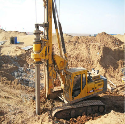 XCMG เครื่องเจาะแบบตีนตะขาบไฮดรอลิคเครื่องเจาะแบบหมุน Rig Xr150