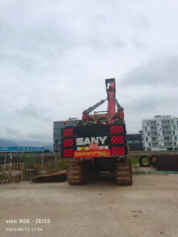 SR 415 Sany Piling Rig 145 Ton Bauer Piling Rig สำหรับโครงการฐานราก